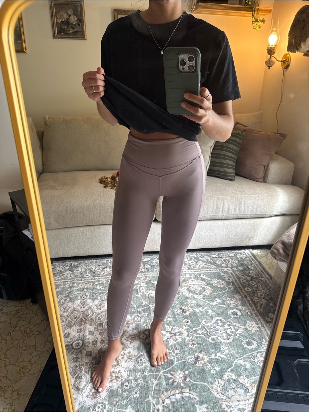 FP Movement by Free People High-Rise Mauve Leggings